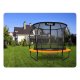 Neo-Sport NS-08C201 dārza batuts ar iekšējo tīklu 252 cm (8ft), oranžs