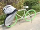 Waterproof Protective Bike and Motorcycle Cover 200×110 cm, Silver-Black