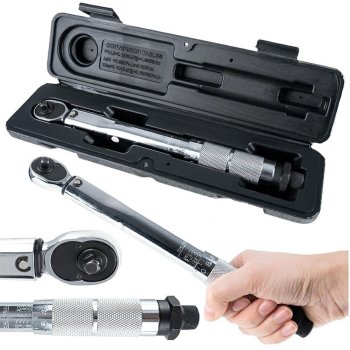 1/4 Inch Drive Click Torque Wrench, 5-25 Nm