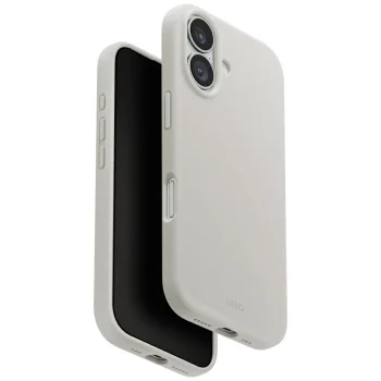 Uniq iPhone 17 Case Lino Magclick Charging, Light Gray