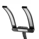 Glow L05 Curved Manicure Treatment Desk Lamp with Clamp, Black