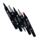 Double-Sided Alcohol Markers in Case 48 pcs + Stand