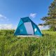 Trizand 20975 Beach Tent, 220x120x120 cm, Blue/Grey