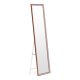 Full Length Standing Mirror 148 cm with Aluminum Frame ModernHome, Grey and Copper