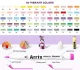 Acrylic Marker Pens ARRTX, 60 Colors, Anime Colors