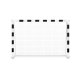 Neo-Sport NS-495 Football Goal 300 x 200 x 90 cm, Black/White