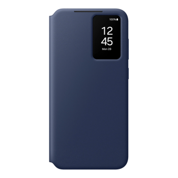 Samsung Galaxy S24 FE ( SM-S721B/DS ) Smart Clear View Cover with Display, Blue (EF-ZS721CLEGWW)