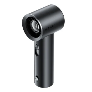 Acefast YF1 Handheld Mini Fan with LED Display and 100 Speeds, Black