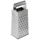 WMF Four-sided Grater, 10.5 x 8 x 24 cm, Silver