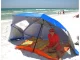 Folding 2-in-1 Beach Umbrella and Tent with UV Filter, 240 cm