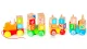 Ecotoys Wooden Alphabet Train with Large Educational Blocks