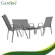 Gardlov 4-Seater Garden and Balcony Furniture Set, Gray