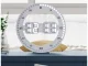 Electronic LED Clock with Alarm and Thermometer, White