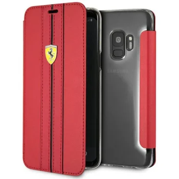 Ferrari Urban Folio Case for Samsung Galaxy S9 G960, Red