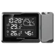 Kienzle 14998 Weather Station with Projection, Black