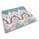 Educational Kids Folding Foam Mat 200x180x1cm Nukido NK-340, Safari-Mountains