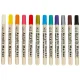 Acrylic Marker Set for Fabric, Stones and Glass, 12 pcs