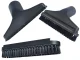Universal Vacuum Cleaner Nozzle with Retractable Brush 2-in-1, 32mm, Black
