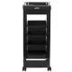 Gabbiano 048A Hairdressing Trolley, Black