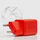 Sbs 20W GaN Wall Charger with Power Delivery, Red