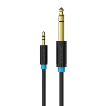 Audio Cable TRS 3.5mm to 6.35mm Vention BABBG 1.5m, Black