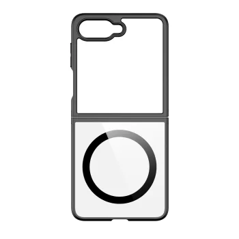 Dėklas Dux Ducis Aimo Mag skirtas Samsung Galaxy Z Flip 8 su MagSafe, juodas