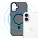 3mk iPhone 16 Case Smoke MagCase with MagSafe, Semi-Transparent