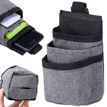 Car Vent Organizer Pocket for Phone and Sunglasses, Black