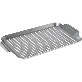 Gefu BBQ Pan, 42.5 x 25.4 cm, Silver