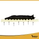Purlov 00026915 Ergonomic Pet Bed, Size M, Black