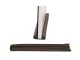 Double Sided Door Draft Stopper 85 cm, Brown