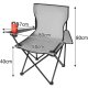 Fishing and Leisure Chair 23675, Gray