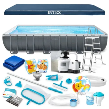 Frame Pool Intex 26364, 732 x 366 x 132 cm with Filter Pump and Accessories Set