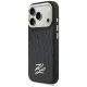 Karl Lagerfeld Croco KL Script Logo MagSafe Phone Case Cover iPhone 17 Pro - Black