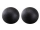 Hard Trigger Point Massage Ball for Rehab and Yoga 6.5cm, black