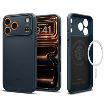 Spigen Thin Fit Mag Case for iPhone 17 Pro Max Metal Slate