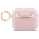 Guess Silicone Glitter Ring Case for AirPods Pro 3 - Pink