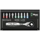Bit Set with Ratchet Wera Bit-Check 10 Zyklop Mini BiTorsion 1, 10 pcs