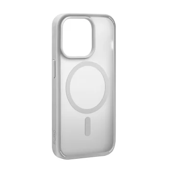 Puro iPhone 15 Pro Max Case Gradient MagSafe, Silver