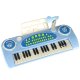 Kids Interactive Keyboard Piano with Microphone and Stand, 37 Keys, Blue