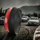 Universal Front Bumper Lip Spoiler 2.5 m, Black and Red