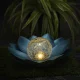Solar Garden Light Forever Light SUNARI FLS-70 Lotus Flower, Blue
