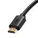 Baseus HDMI 2.0 4K 60Hz Cable, 3D, HDR, 18Gbps, 3m (black)
