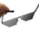 Thug Life Glasses 8 Bit Pixelated Meme Sunglasses for Parties and Fun