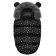 Sleeping bag for stroller, sled Elmi Ricokids - black in triangles