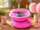 Cotton Candy Machine 480W with Sticks and Measuring Spoon, Pink