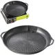 Meva UGP22003 Grill Grate and Pan for Gas Camping Stoves, 38.5 cm