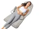 Heated Massage Chair Pad for Full Body, Back and Neck Relief, Grey