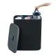 Joseph Joseph Tota Trio 90L Laundry Separation Basket, Black