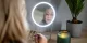Humanas HS-ML01 Makeup Mirror with LED Lighting, White